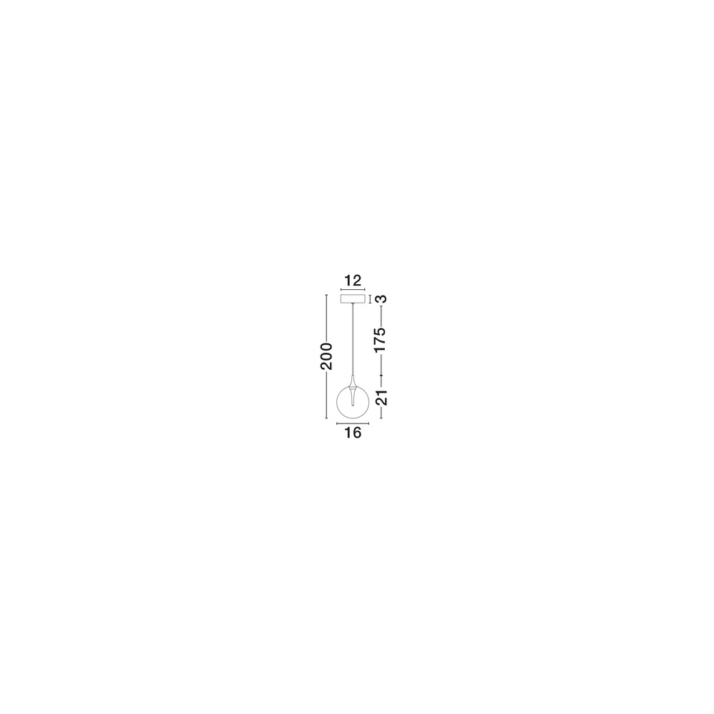 Hanglamp Orenda enkel smoke glas Lyora 5212017477606