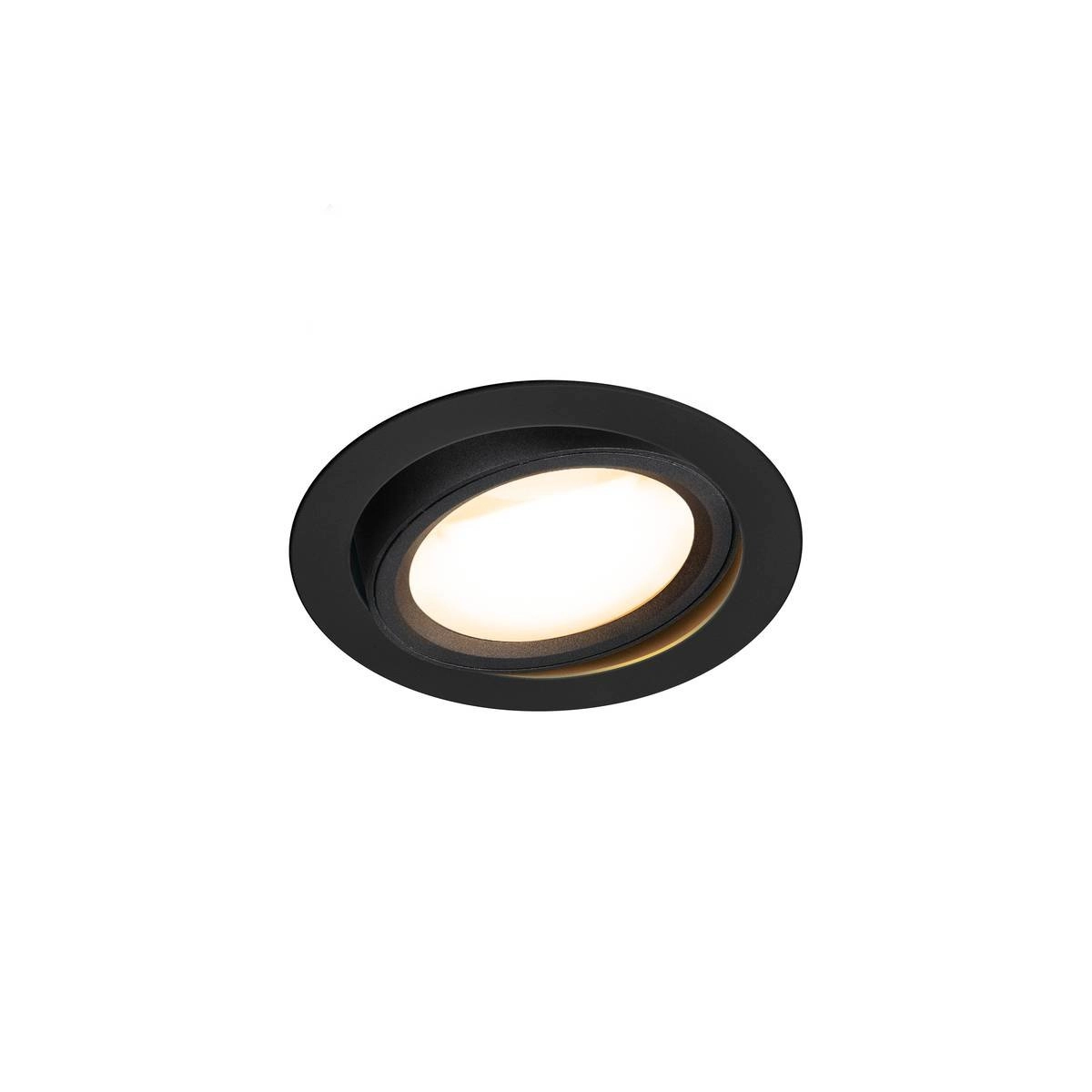 Led inbouwspot Oculus 10,5w - 12cm zwart