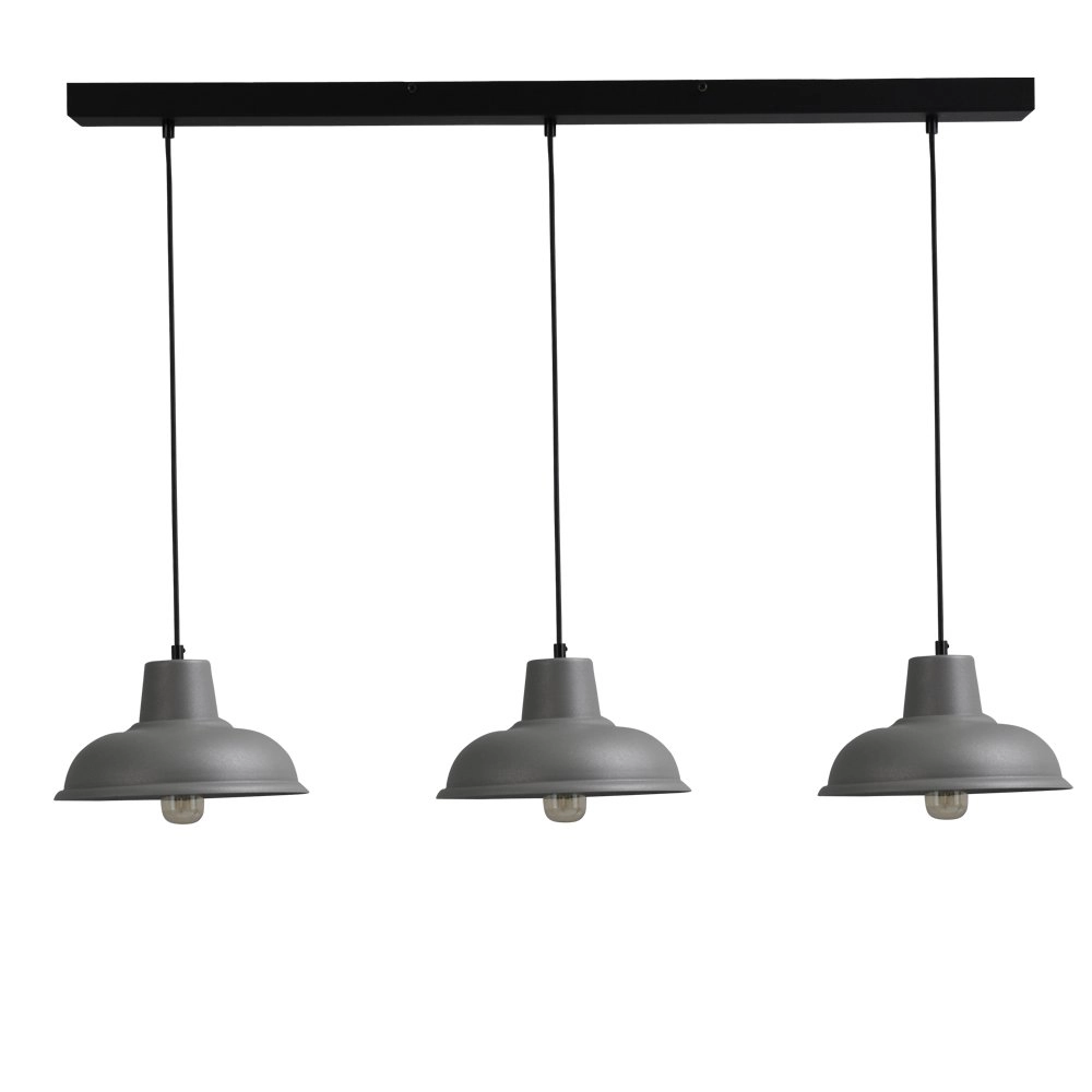 Eetkamerlamp Di panna Industria 3x26 Retro