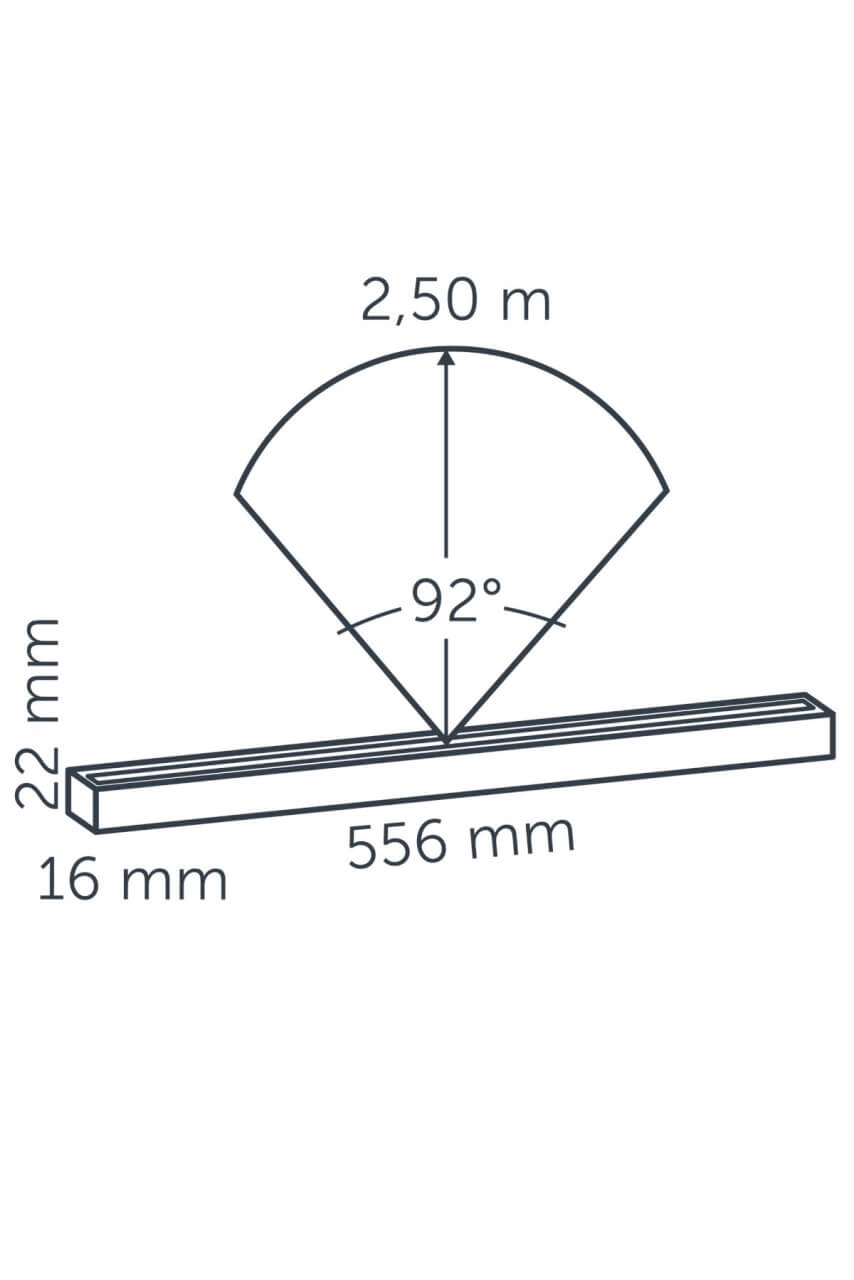 Verlichtingsarmatuur EVO HYDE 550 DARK 12 volt LED In-lite 8717051003929