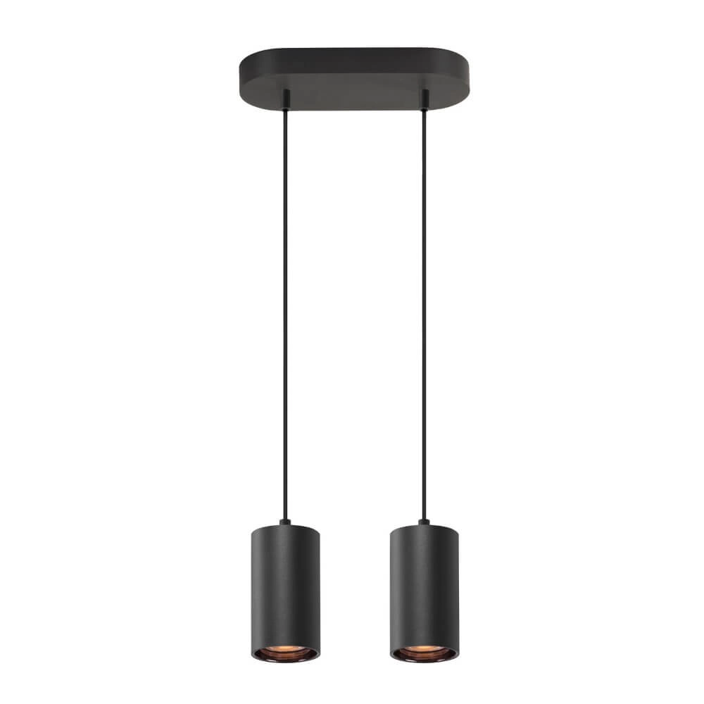 Pendel hanglamp Asto Tube zwart 2x GU10 SLV 4024163266079