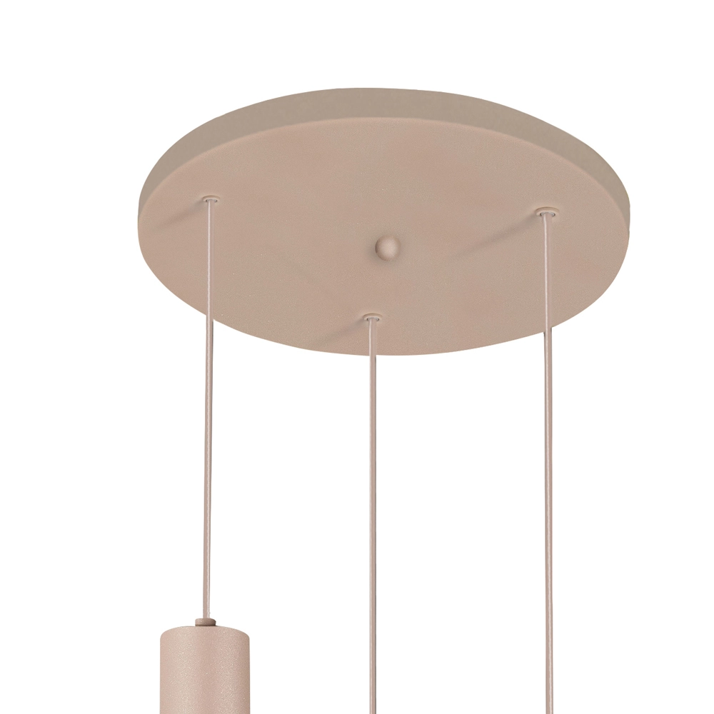 3-lichts hanglamp Marrone zand bruin Highlight 8718379051357