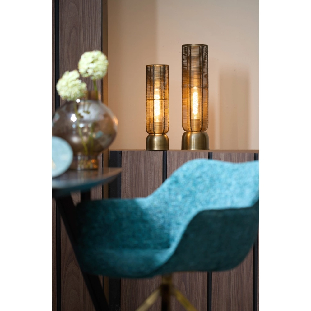 Tafellamp Lezuza Ø 11cm brons Light & Living 8717807659882