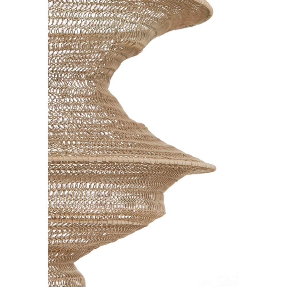 Metalen net hanglamp Nakisha Ø 40cm - zand Light & Living 8717807695033
