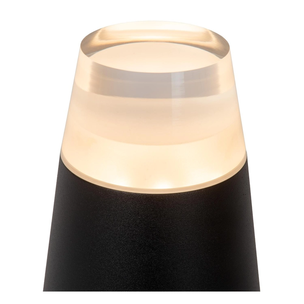 Design sokkellamp Opus IP54 zwart Lucide 5411212334060