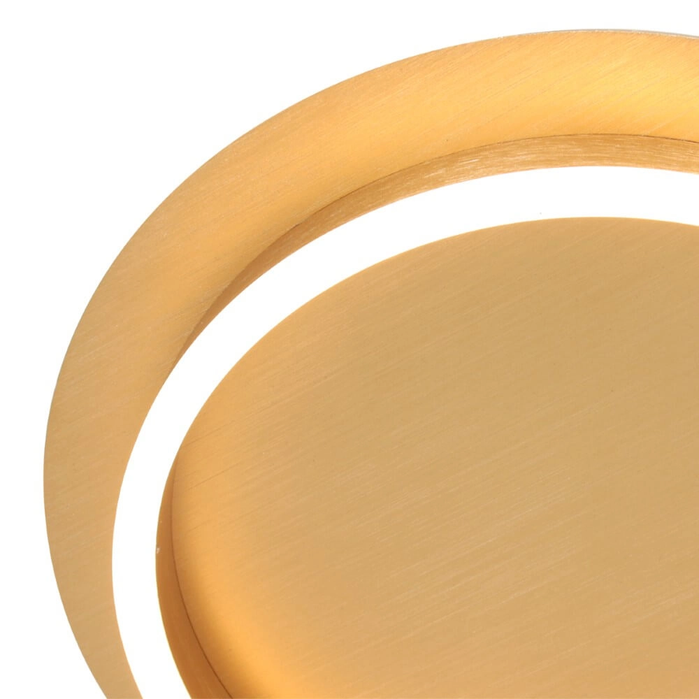 Moderne led plafonnière Ringlux goud - Ø 32cm Steinhauer 8712746170580
