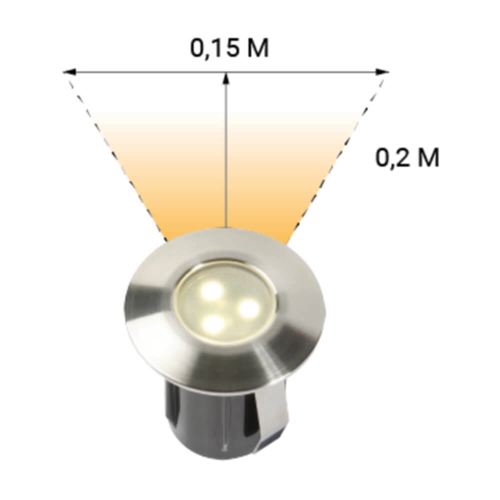 Birch 12V Recessed spotlight GardenLights 5907800859201