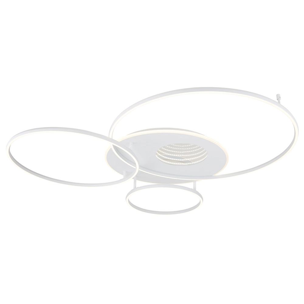 Moderne plafondlamp Invertina wit 126cm