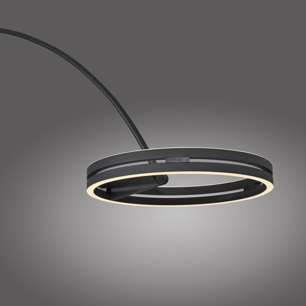 Strakke booglamp Pure Loop-Bow verstelbaar - black pearl Paul Neuhaus 4012248397152