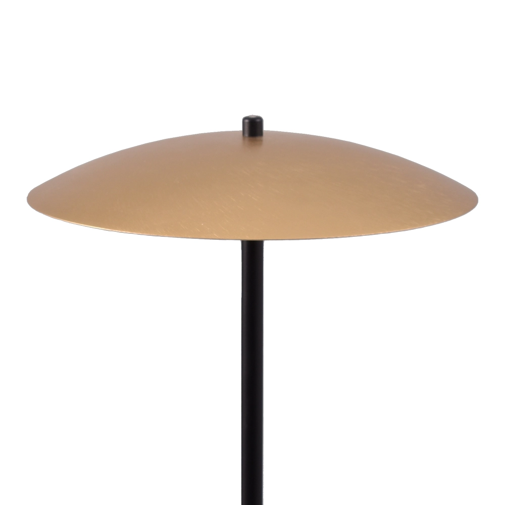 Tafellamp Scala zwart met goud Ø 25cm Masterlight 8718121316406