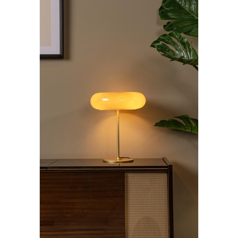 Tafellamp Sentino Ø 30cm taupe Lucide 5411212106353