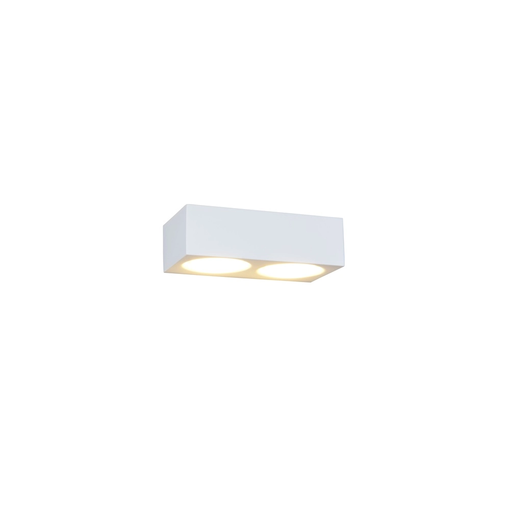 Design wandlamp Mattone gips - wit Trio 4017807692396