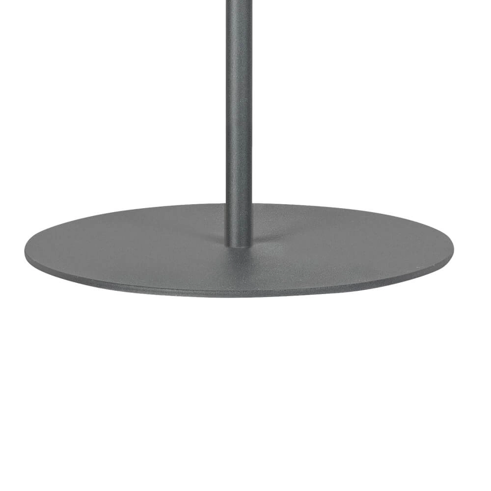Glazen vloerlamp Sledge Glass 3-lichts zwart met smoke glas ETH 8720195302896