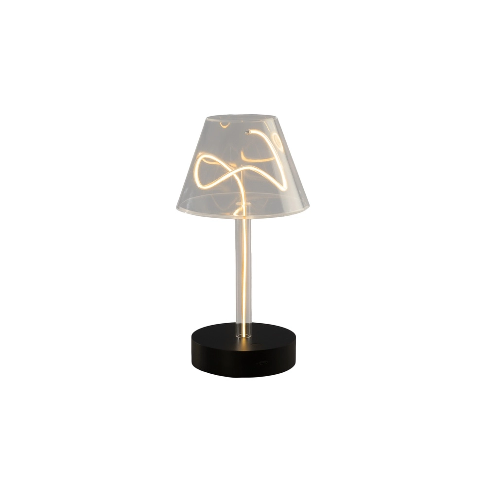 Unieke tafellamp Edison design oplaadbaar