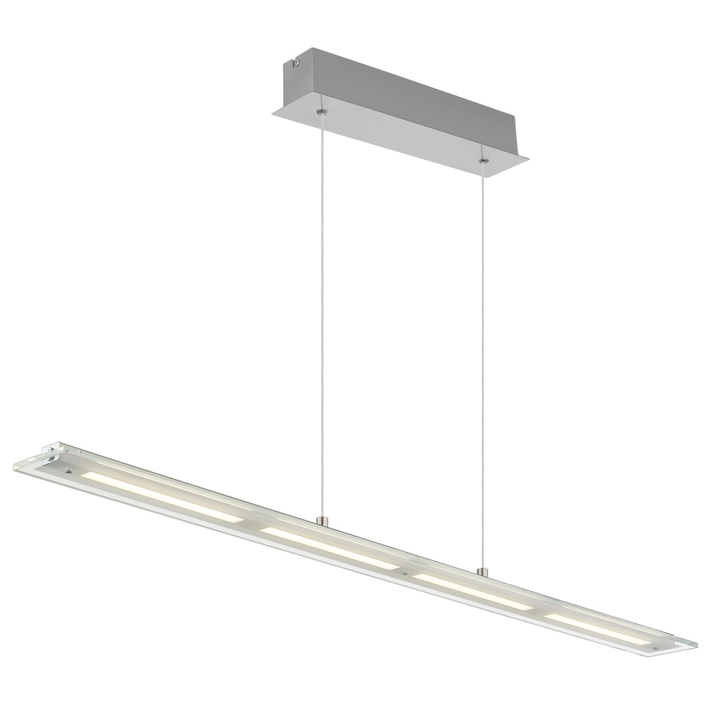 Hanglamp Novak nikkel 115cm Globo 9007371589029