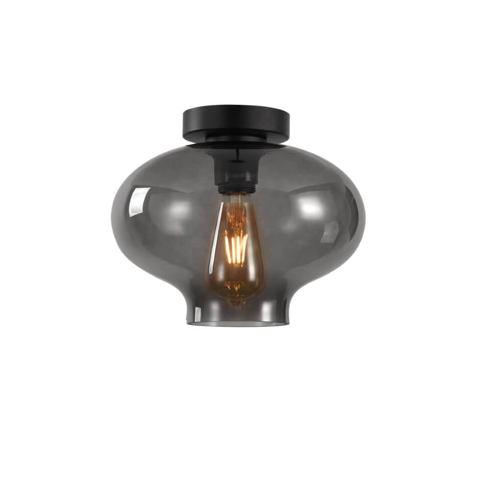 Plafondlamp Toronto met smoke glas
