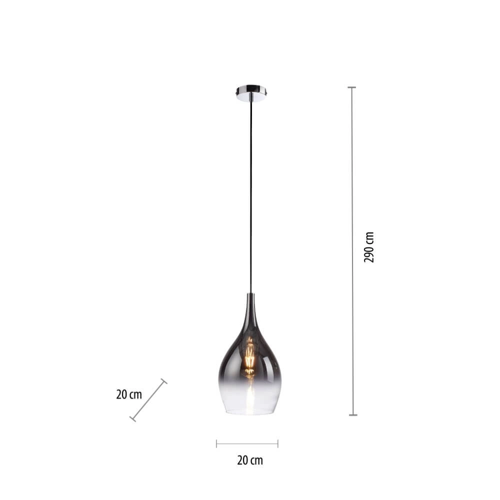 Moderne hanglamp Pilua 1-lichts Paul Neuhaus 4012248366080