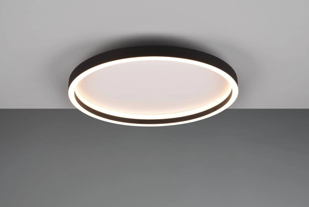 Ronde plafonniere Rotonda zwart Trio 4017807577600