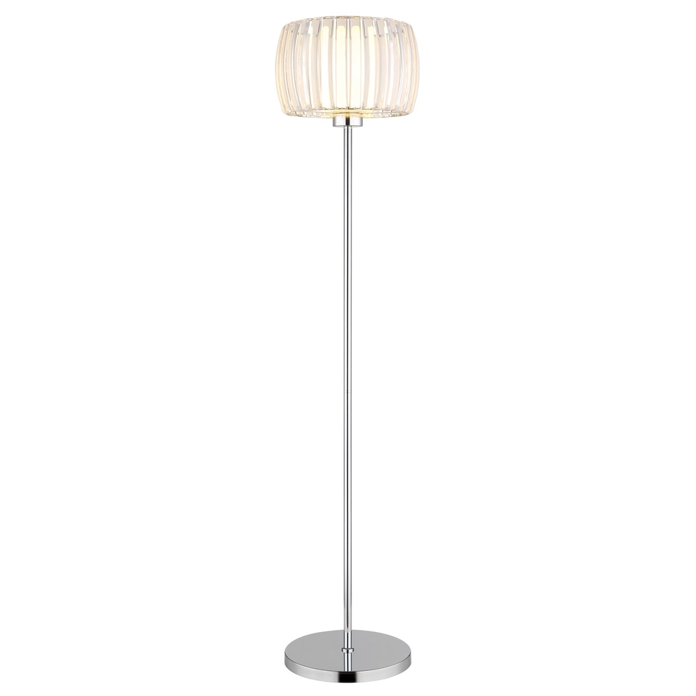 Vloerlamp Maribel chroom