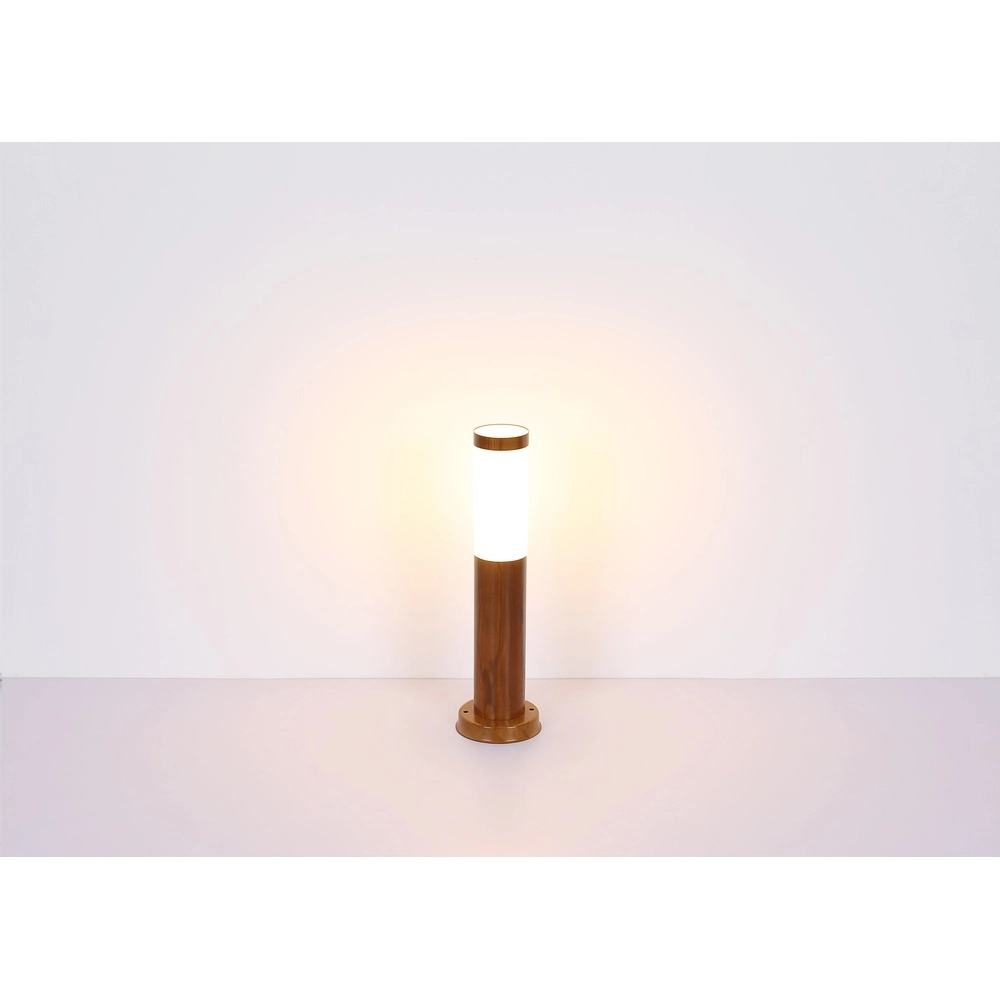 Tuinlamp Boston hout met wit Globo 9007371423132
