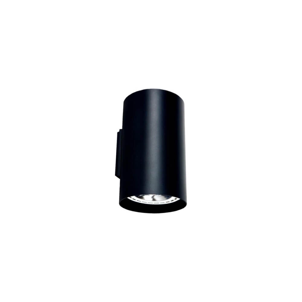 Zwarte wandspot Tube
