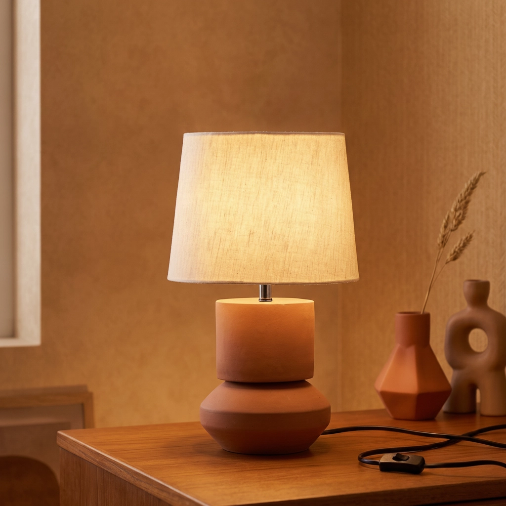 Tafellamp Izumi terracotta