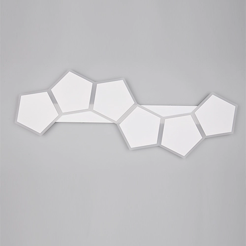 Unieke plafondlamp Zaya M wit Trio 4017807682991