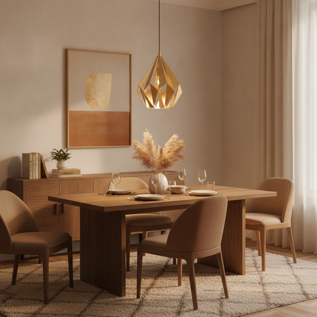 Gouden hanglamp Carlton Ø 38,5cm