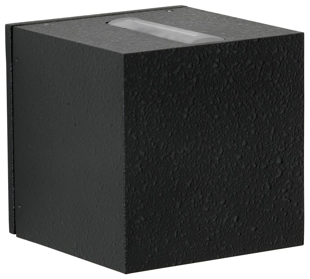 Vierkante Led muurlamp Lino 10,5cm - zwart Albert 4007235623710