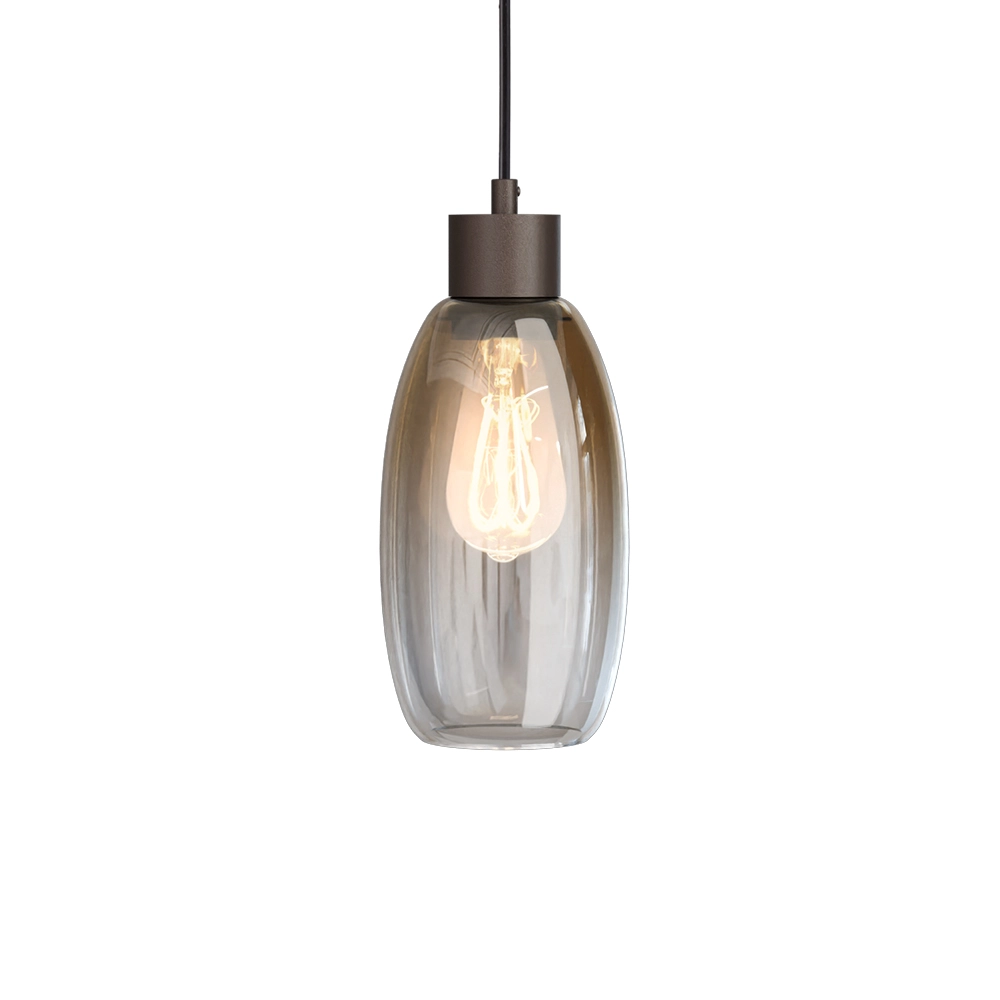 Glazen hanglamp Olive 3x Ø 12,5cm - cacao Masterlight 8718121393933