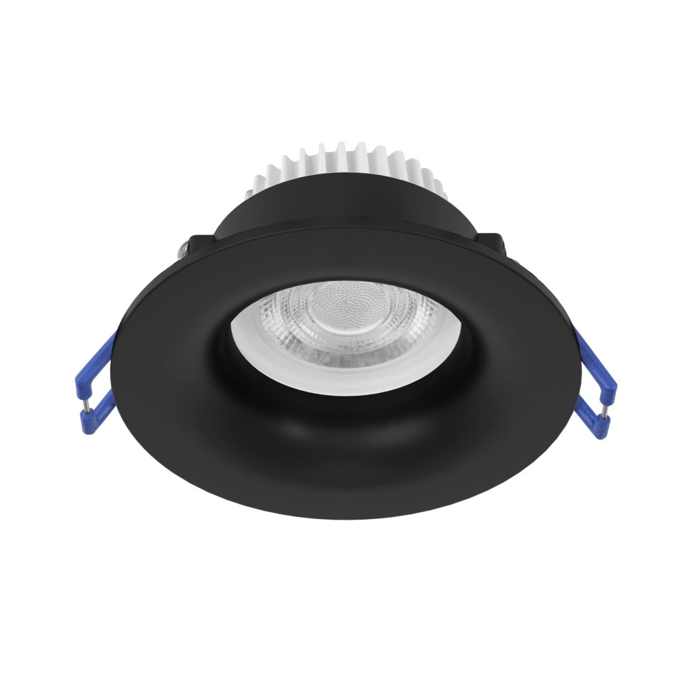 Inbouwspot Salabate zwart Ø 8,8cm IP65