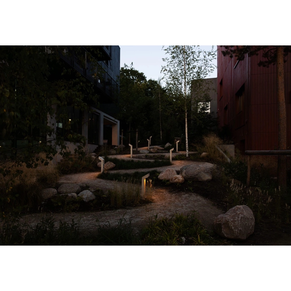 Houten padverlichting Punto Accoya - 80cm - 2700K Timberlab 8716803514096