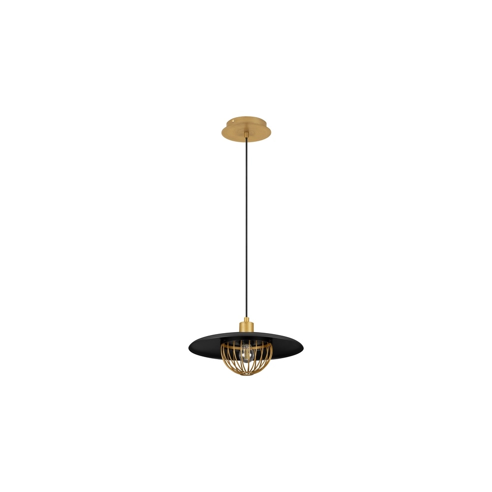 Hanglamp Fox zwart met goud Lyora 5212017433534