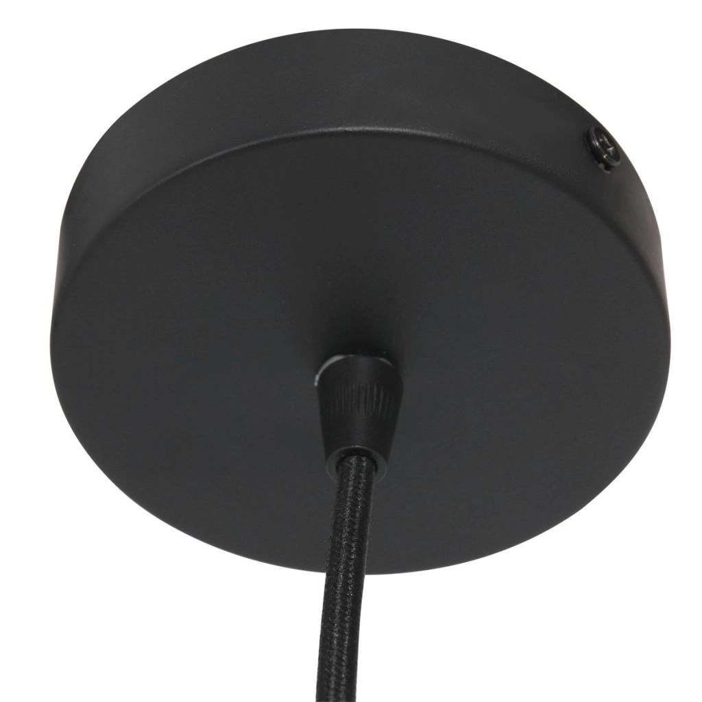 Hanglamp Vela Lino met zwarte kap Ø60cm Steinhauer 8712746182804