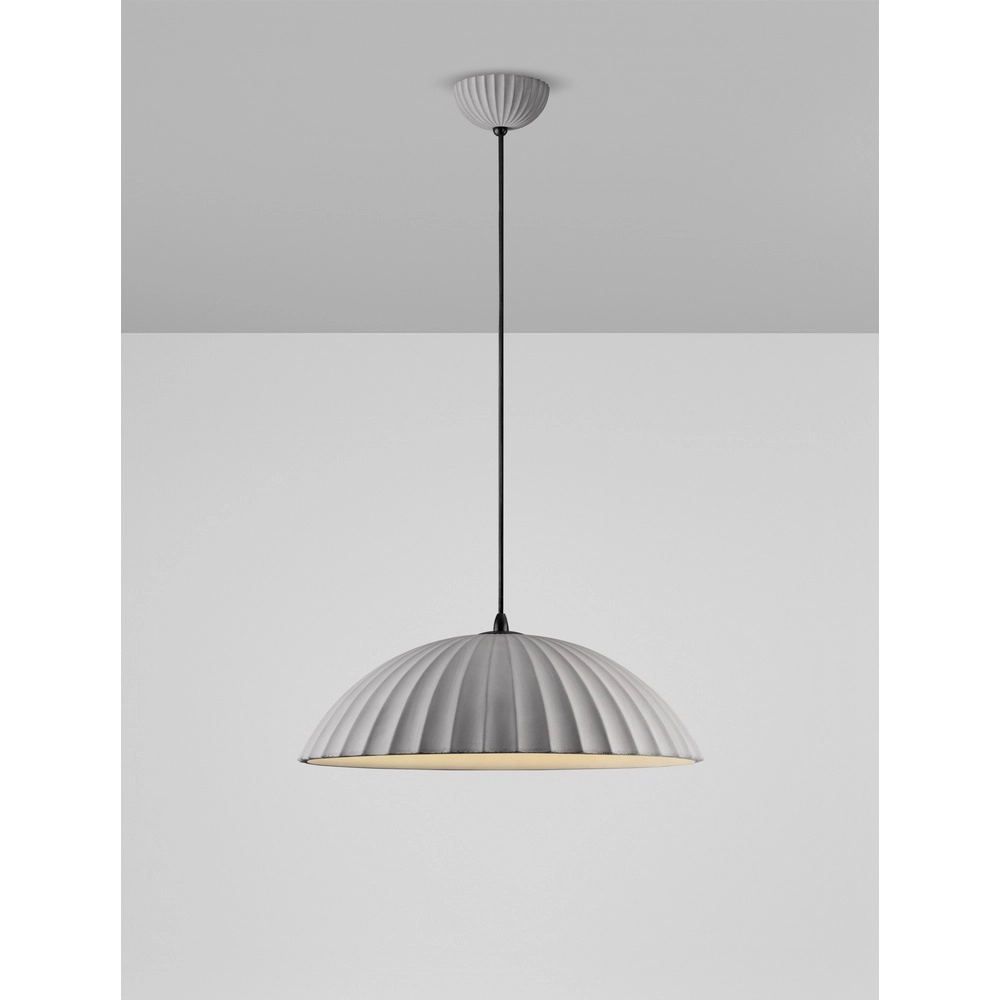 Hanglamp Ammos grijs Ø 50cm Lyora 5212017469038