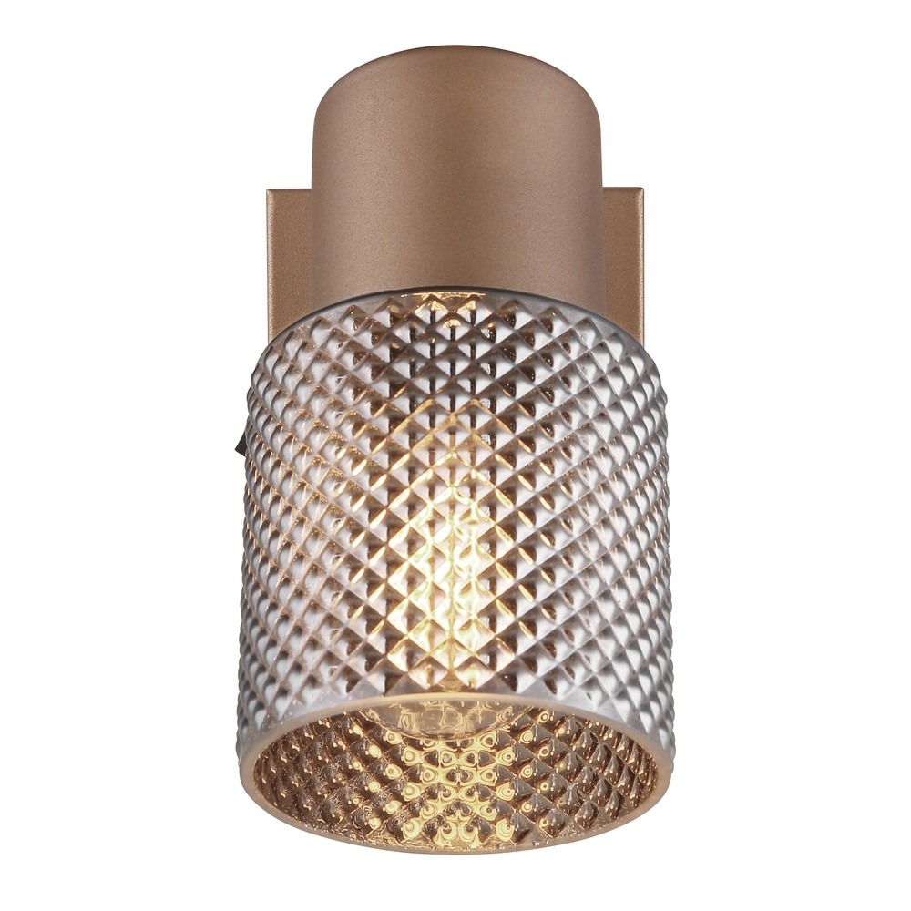 Wandlamp Satella koffie bruin Globo 9007371471560