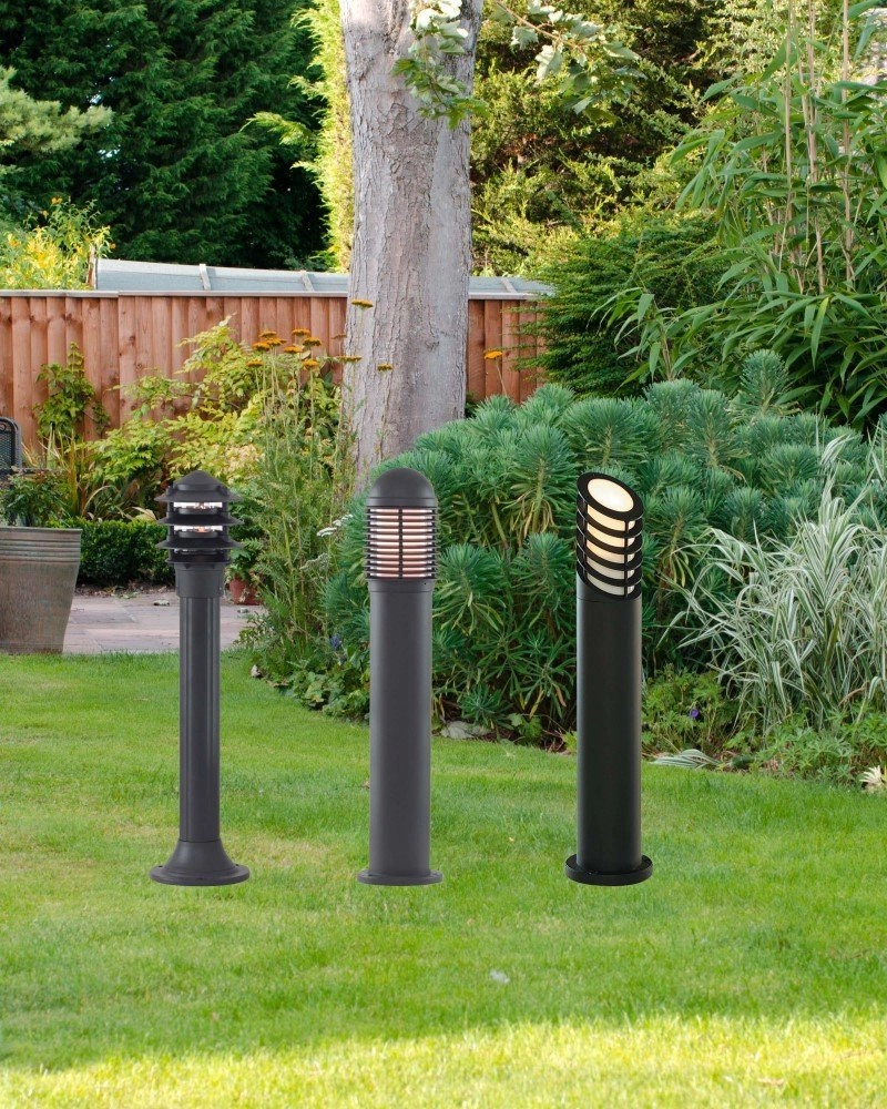 Staande lamp Posts Grid 73cm zwart Searchlight 5013874220356