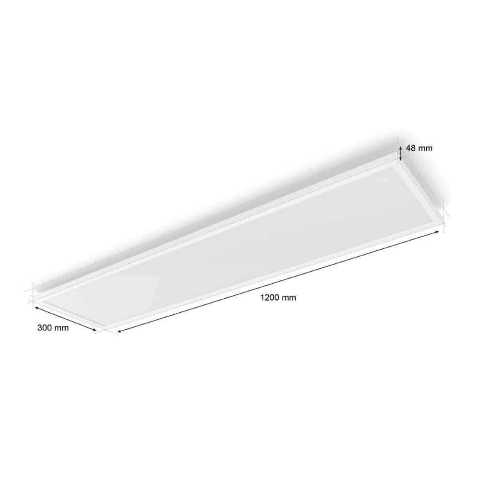 Plafondlamp Hue Surimu - White and Color 120x30cm wit Philips 8719514355057