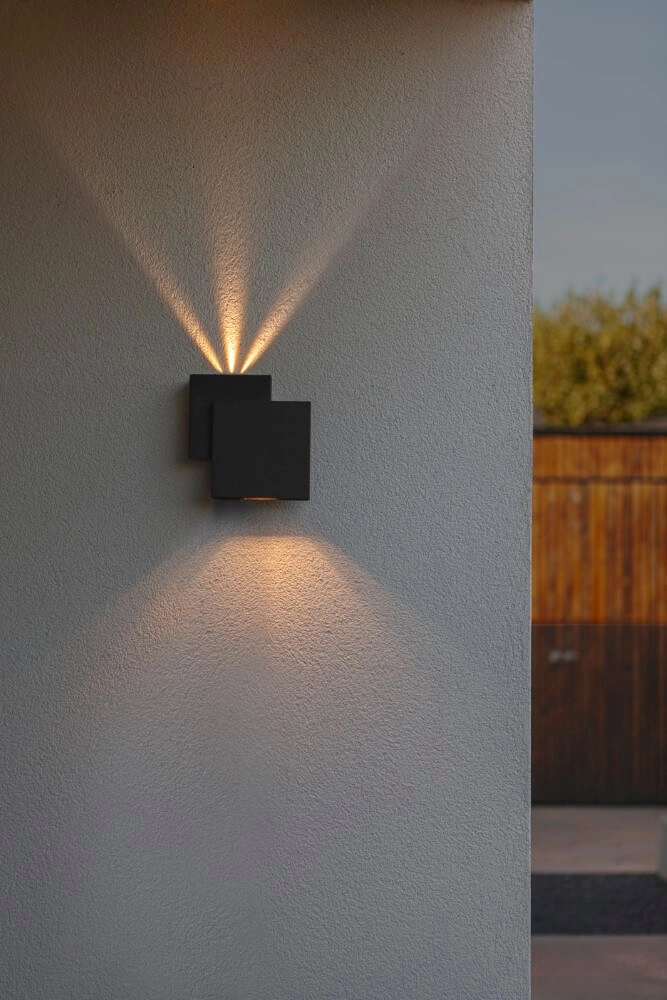 Design wandlamp Rialto zwart Lutec 6939412014944