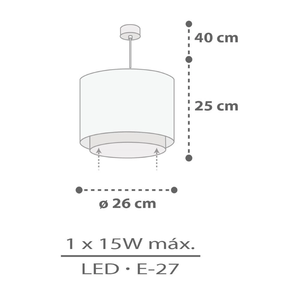 Kinderkamer hanglamp Rhino & Croco Ø 26cm Dalber 8420406002729