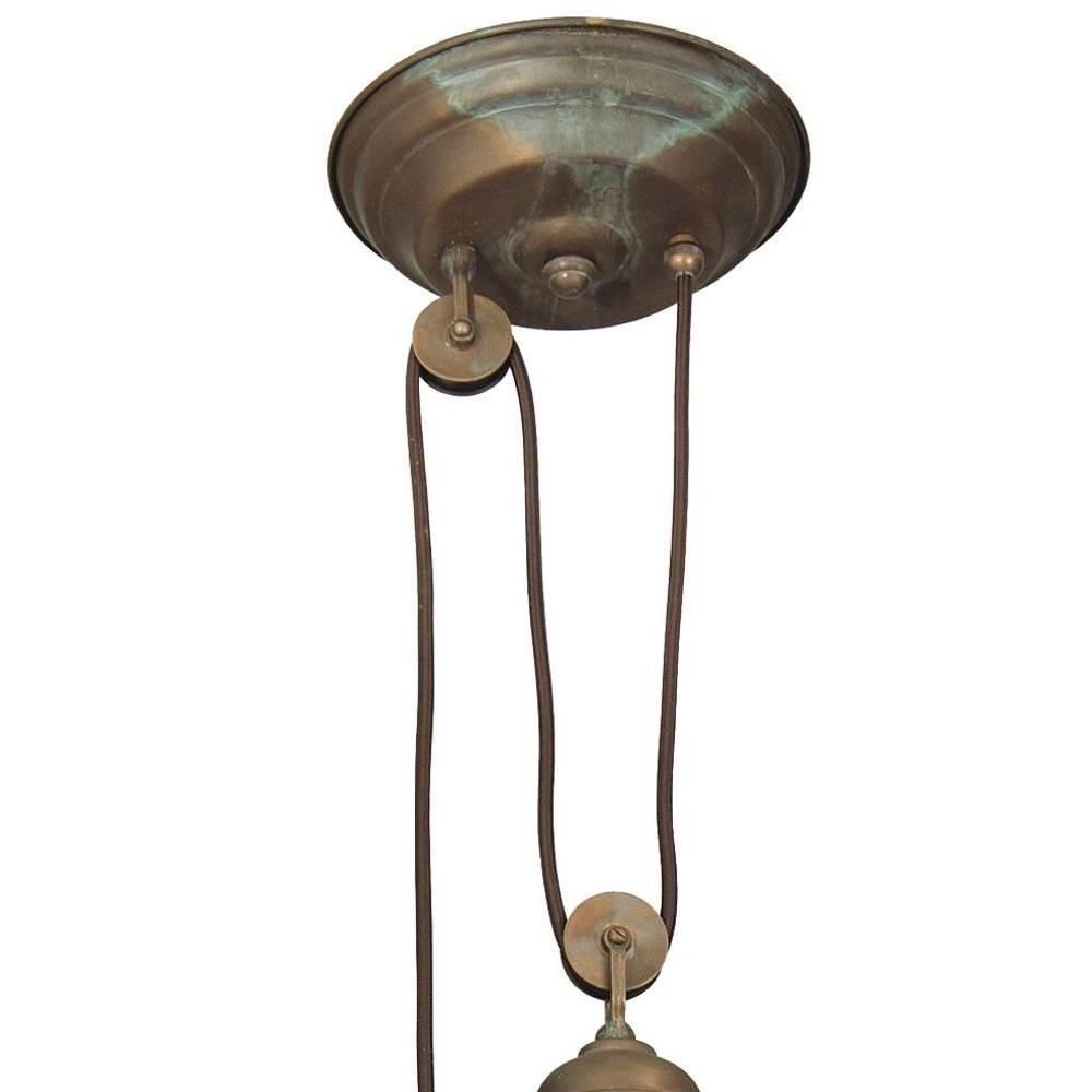 Veranda hanglamp Veranda 1 30cm koperbruin Franssen 8021035005756