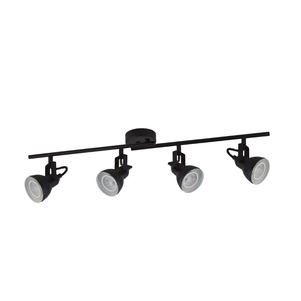 4-lichts plafondlamp Focus