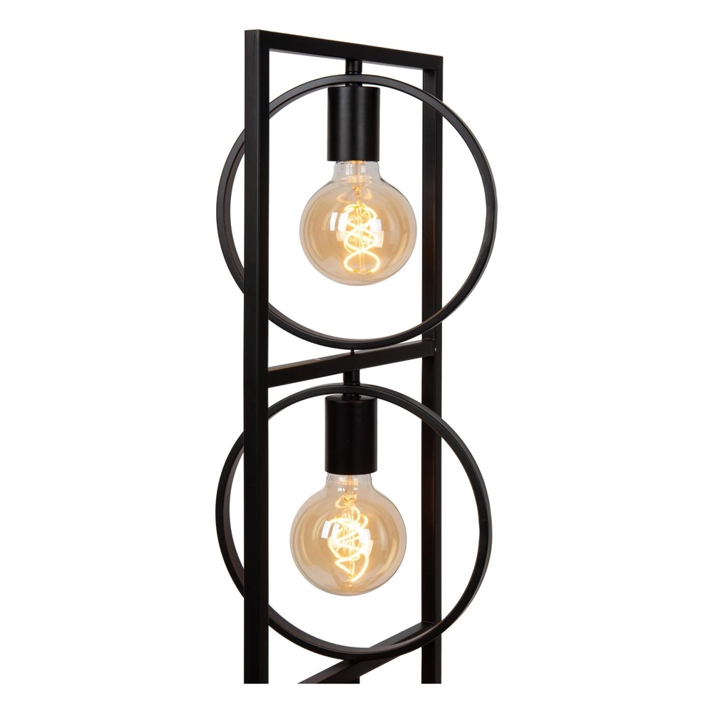 Unieke vloerlamp Suus 3-lichts zwart Lucide 5411212010896