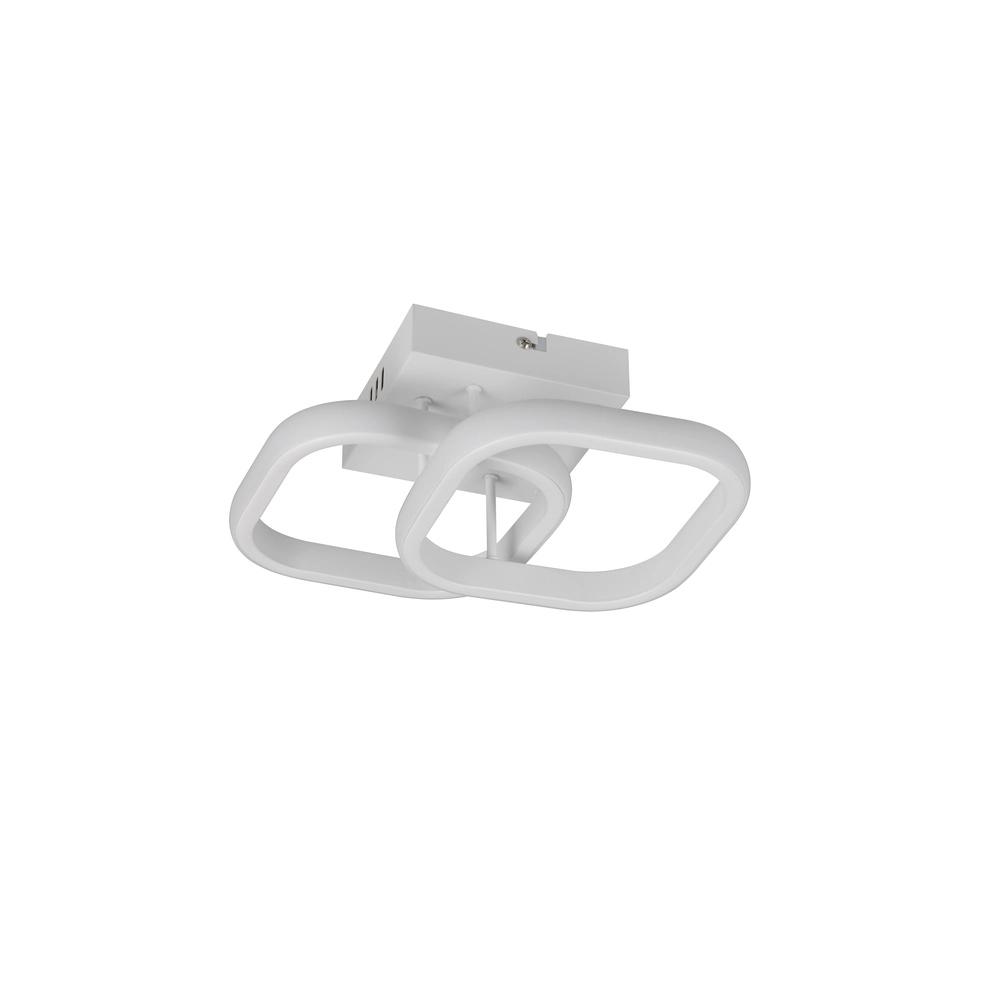 Witte plafondlamp Kasia vierkant design Trio 4017807653854