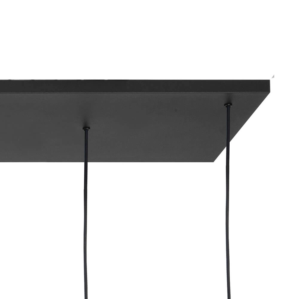 Hanglamp Perugia zwart - 4x E27 - 3x GU10 Highlight 8718379046988