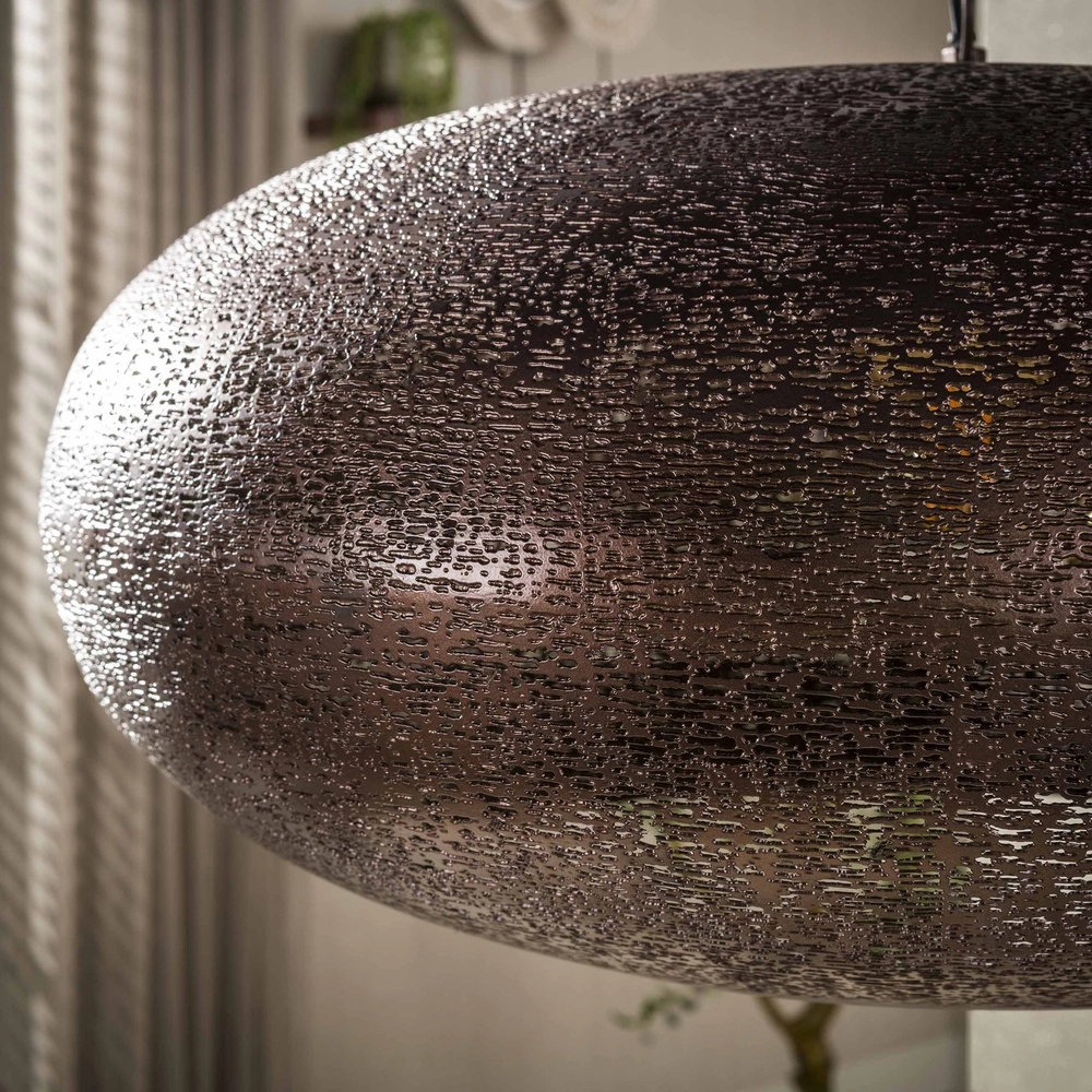 Landelijke hanglamp Cielo antiek koper Ø 68cm Lyora 8716803514973