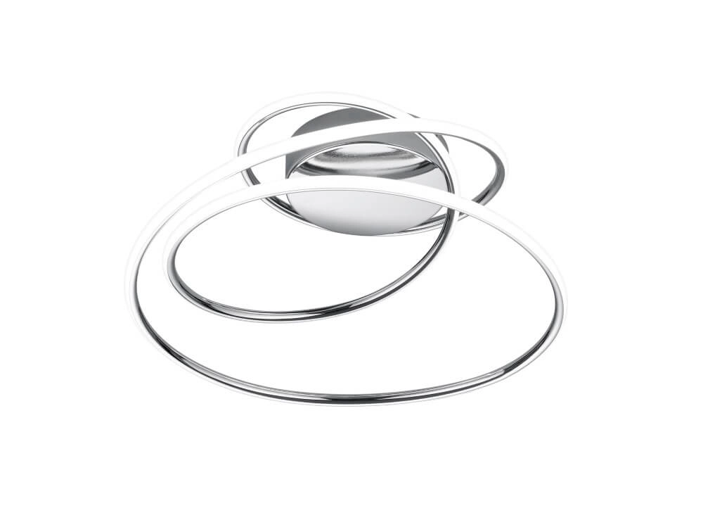 Led plafondlamp Bologna chroom