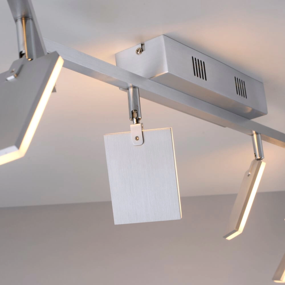 Plafondlamp Pure Mira 6-lichts aluminium Paul Neuhaus 4012248359389