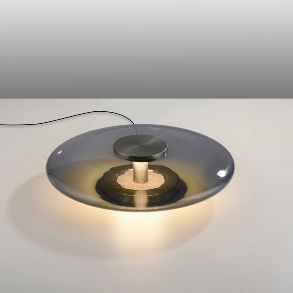 Design tafellamp Pure Vitrum grijs Paul Neuhaus 4012248382707