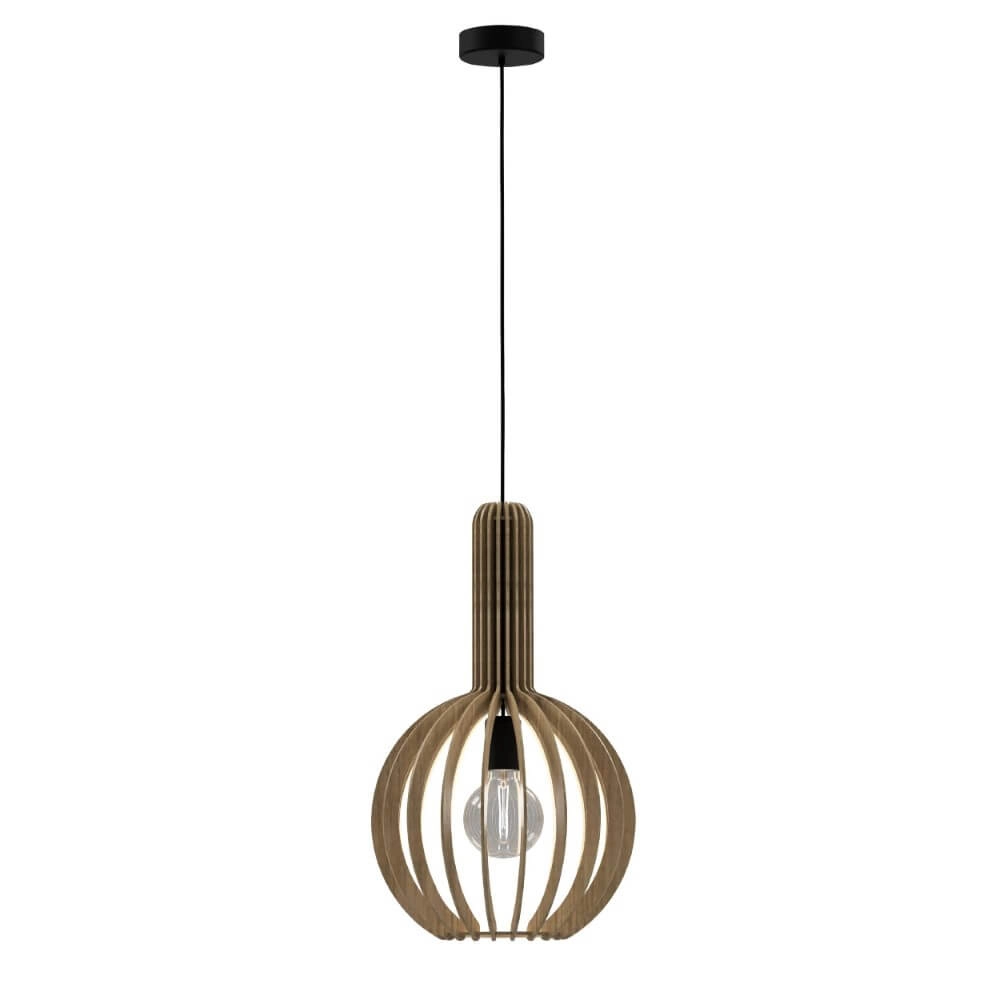 Houten hanglamp Velasco Ø 31cm